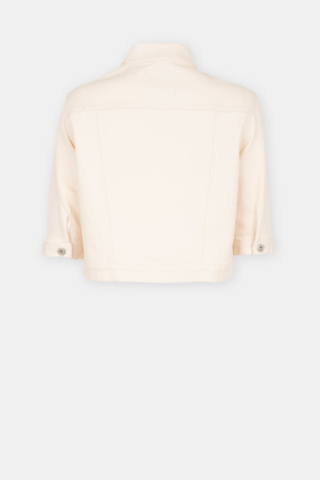 Krem teksas jakna sa kratkim rukavima Tiffany Production